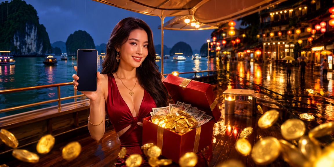 Người chơi Hạ Long trải nghiệm giao diện casino trực tuyến trên di động trong lễ hội